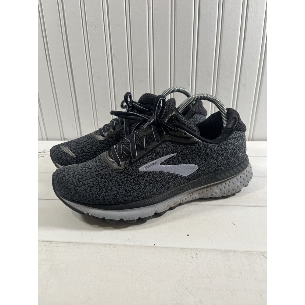 Brooks Womens Adrenaline GTS 20 1202961B003 Gray Running Shoes Sneakers Sz 8.5 B